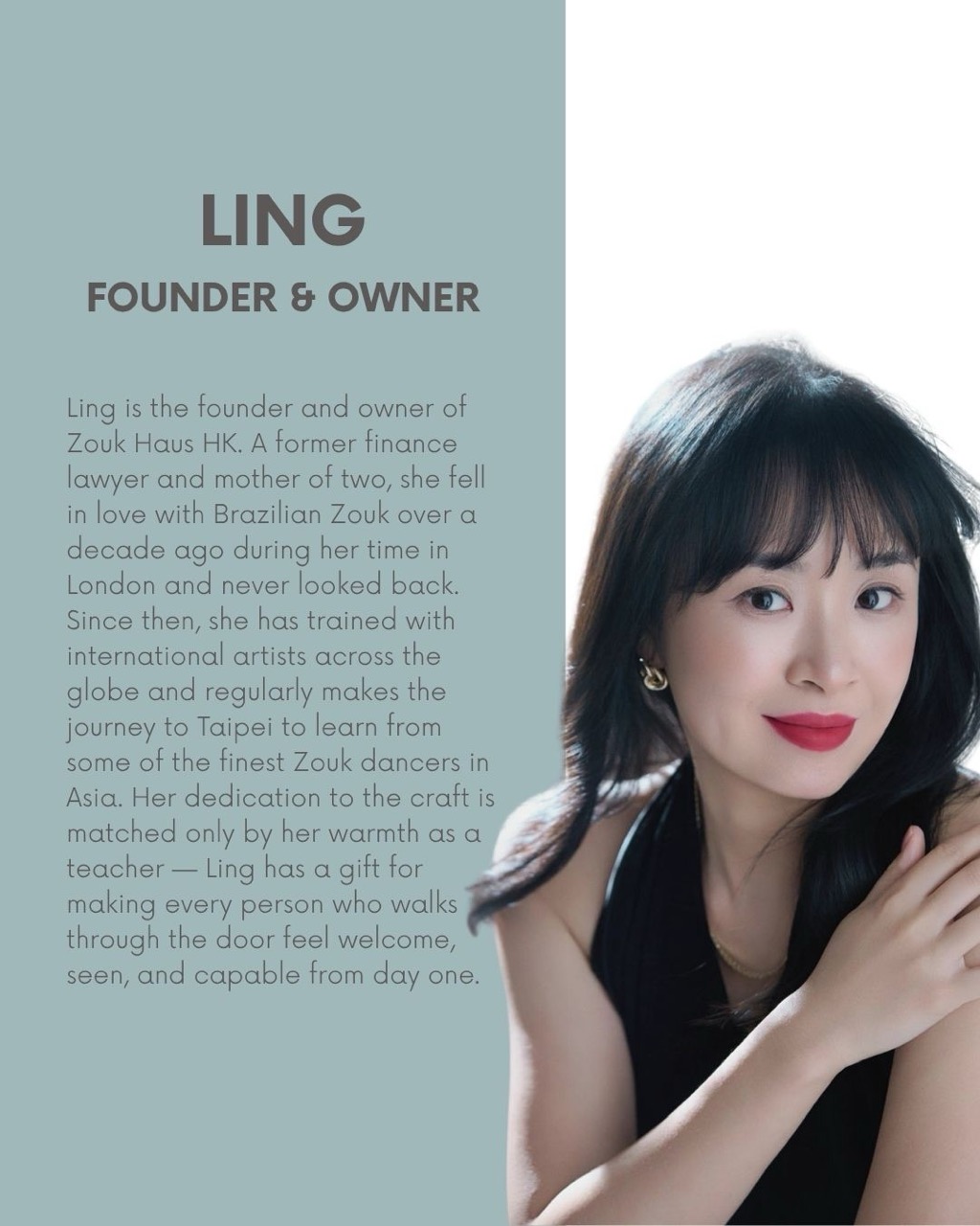 Meet Ling, Founder of Zouk Haus HK