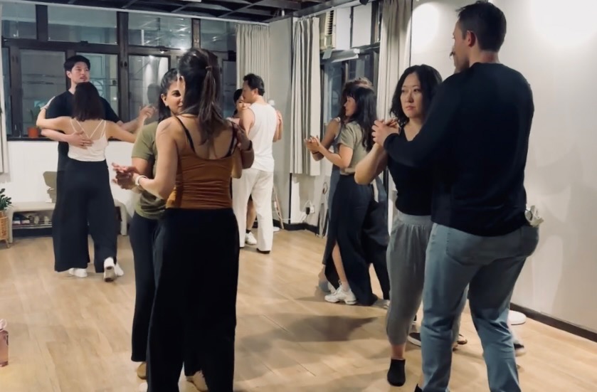 Level 1 class at the Zouk Haus studio